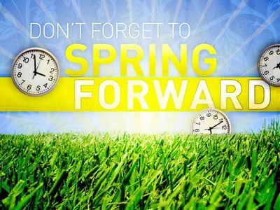 Spring Ahead Reminder