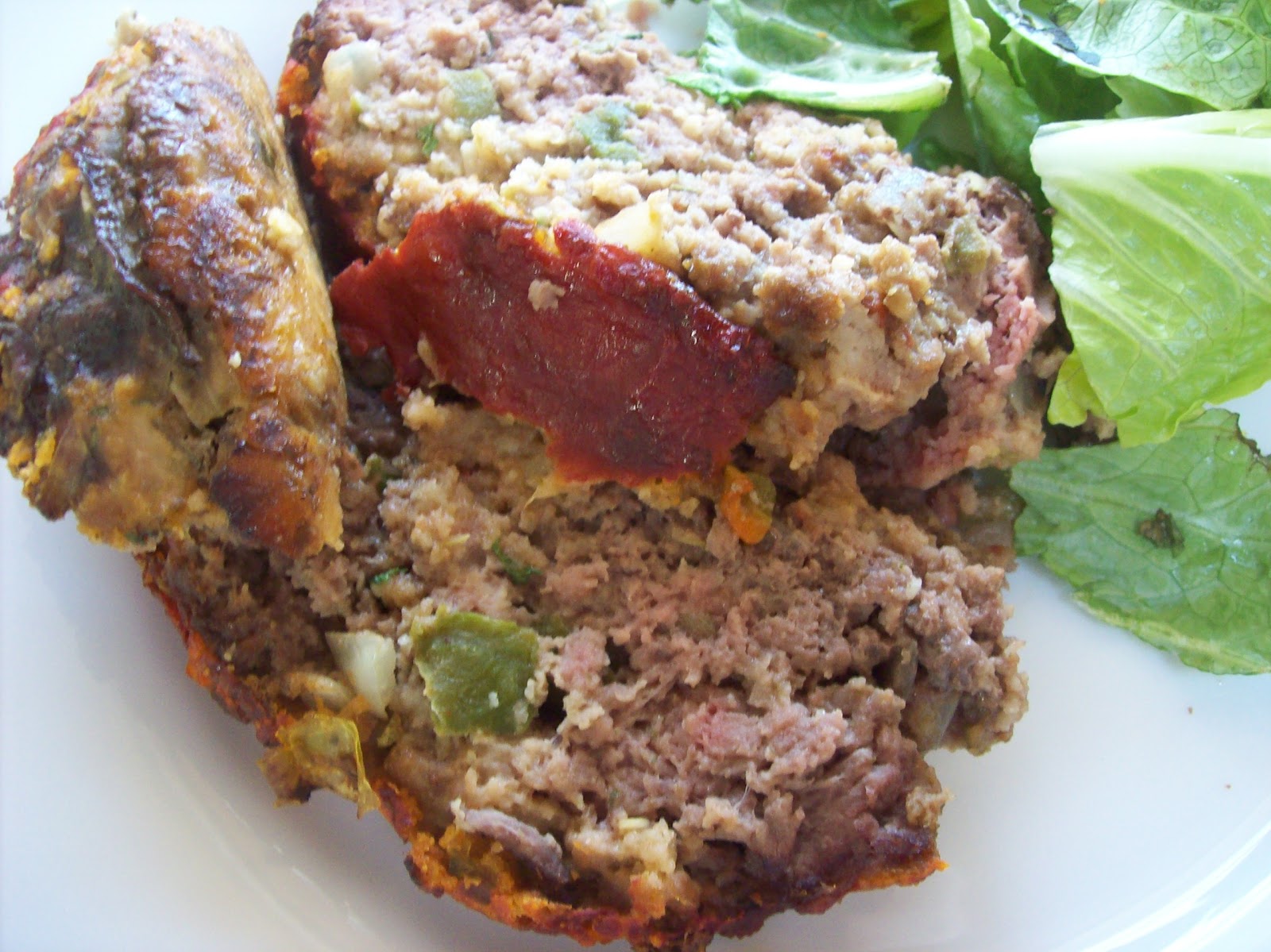 red or green? meatloaf with green chile
