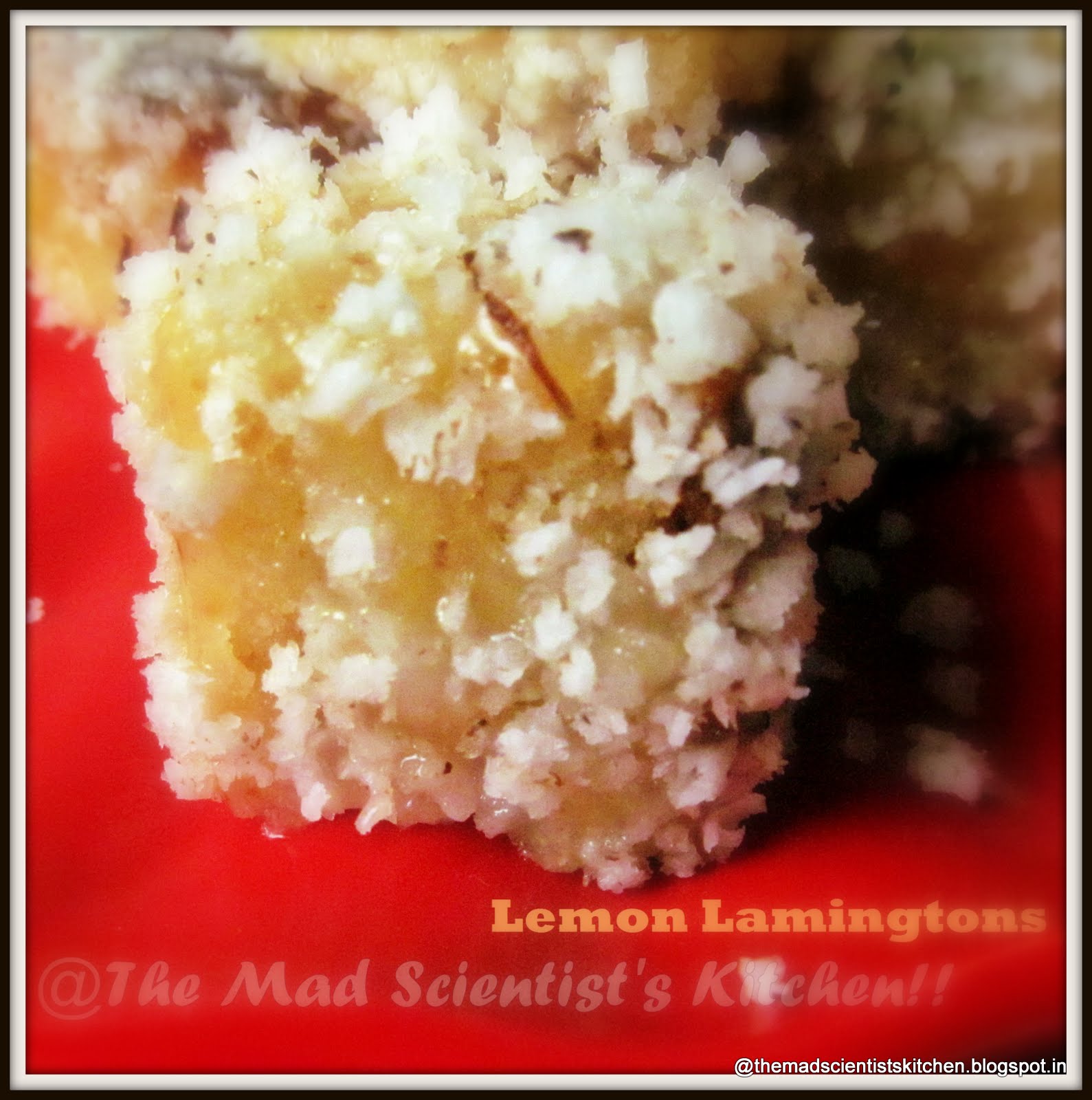 Lemon Lamingtons