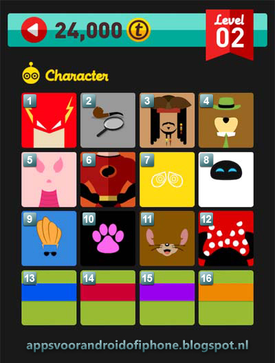 Icon Pop Quiz Level 2 Character: cheats, hints, oplossingen en antwoorden
