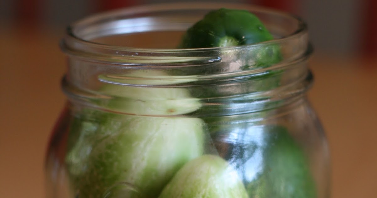 The Little Backyard Farm Pickling cucumbers one jar at a time