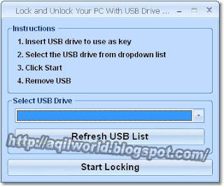 Lock,and,Unlock,Your,PC,With,USB Drive,Software,v7.0
