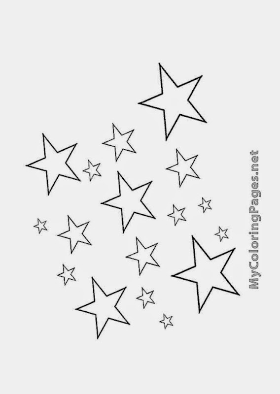 coloring page of a star shape coloringsnet