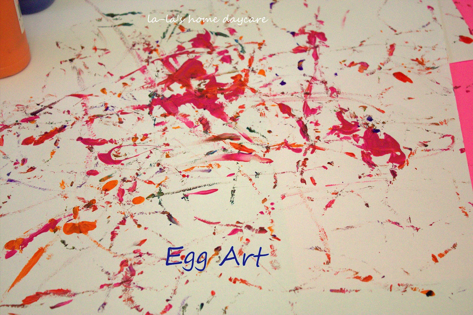 LaLa's Home Daycare Plastic Egg Painting