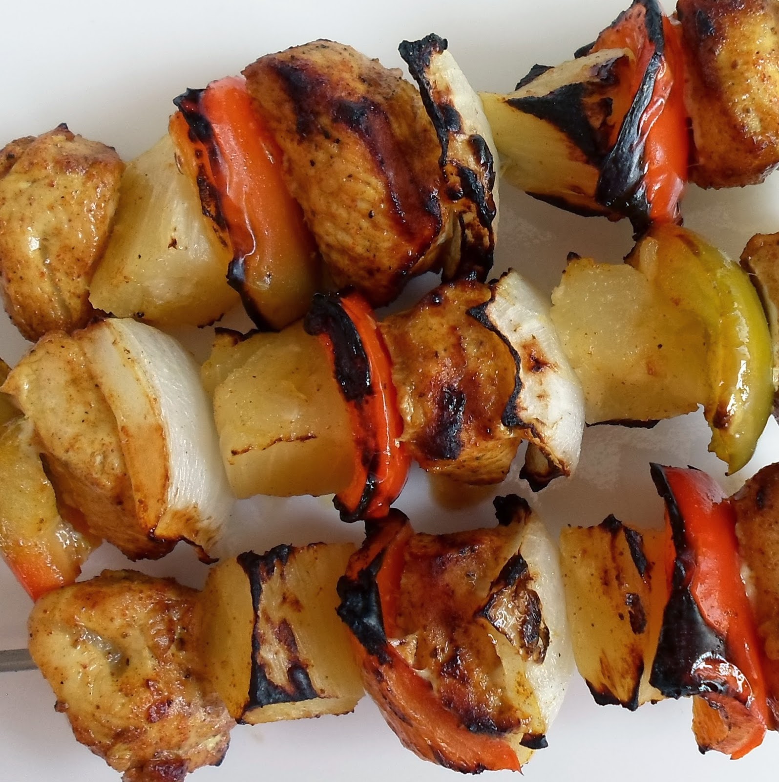 Happier Than A Pig In Mud Marinated Turkey Kabobs with Smoked Paprika