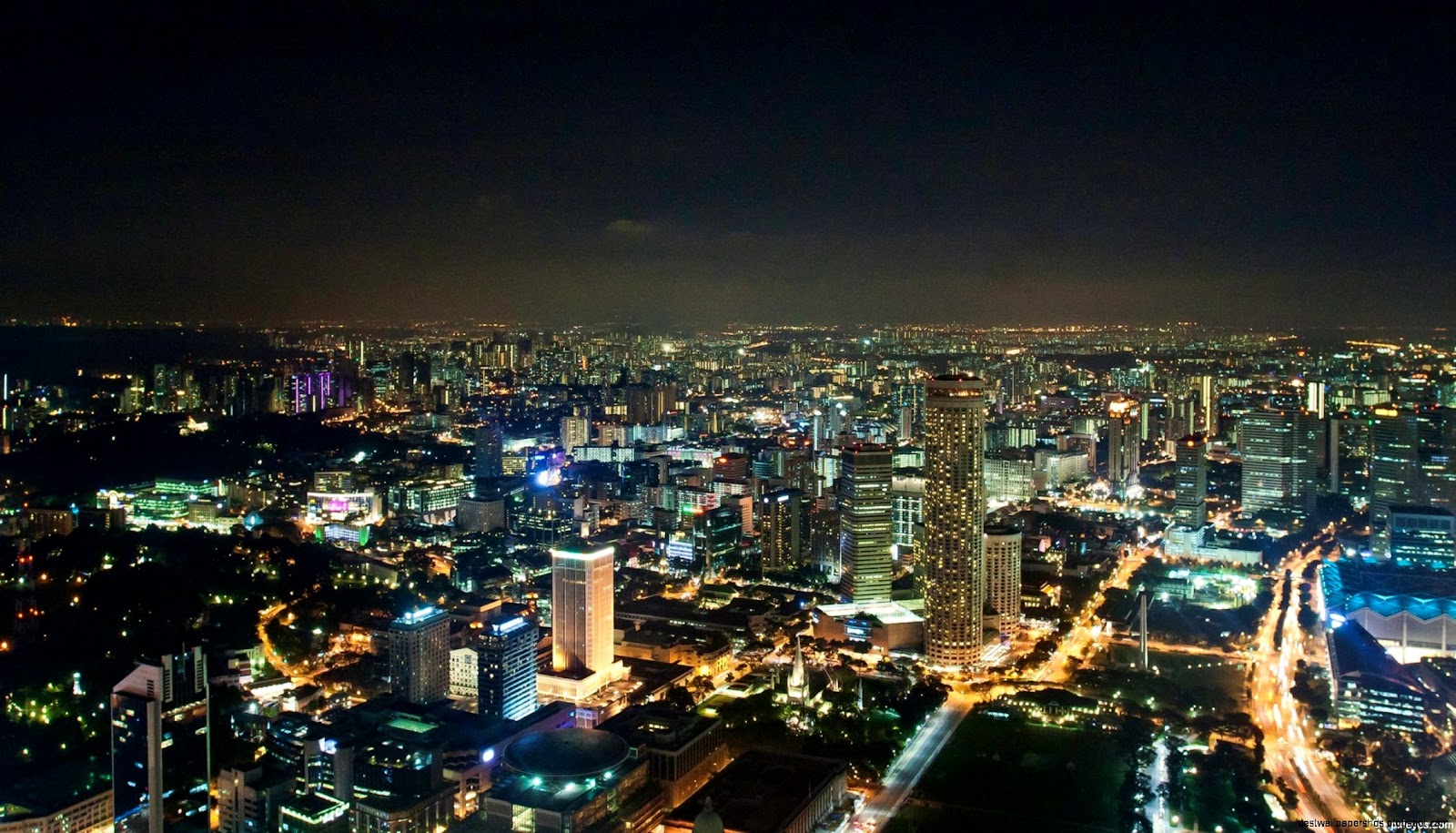 Time Lapse Night City Lights Time Lapse Night City Lights