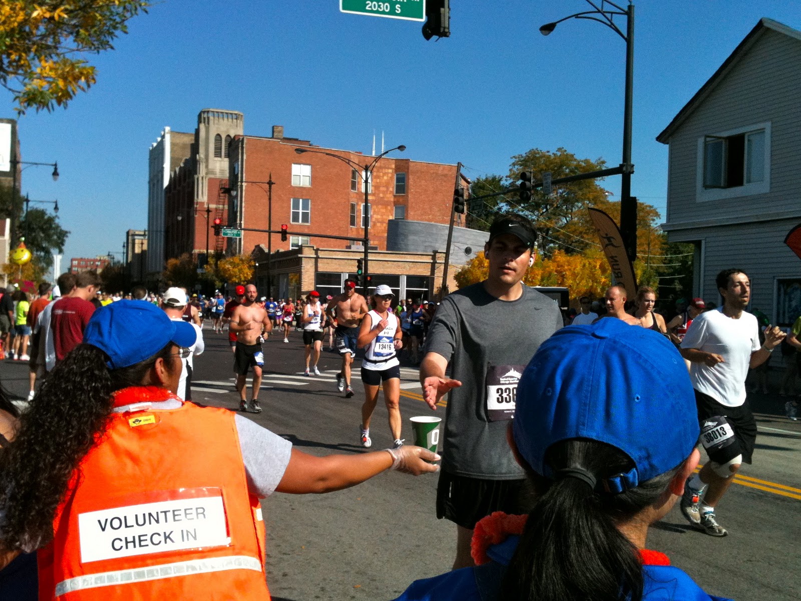 Good For You Volunteering at the 2011 Chicago Marathon