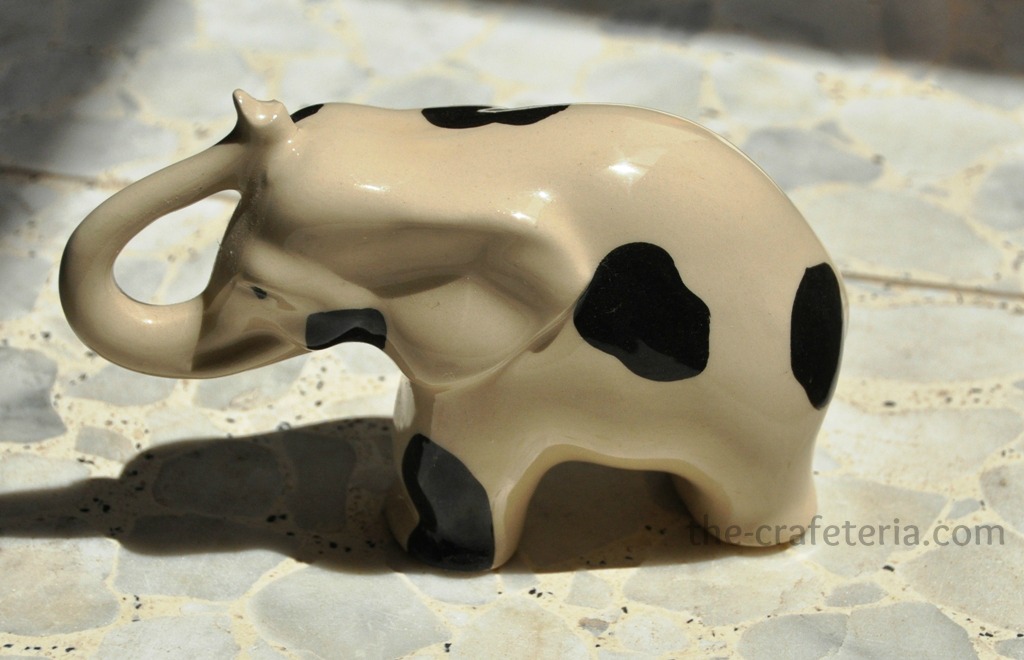 Ceramic Cow Elephant