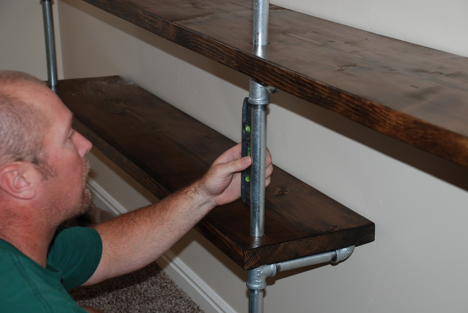 Tada's Kooky Kitchen Industrial Shelves