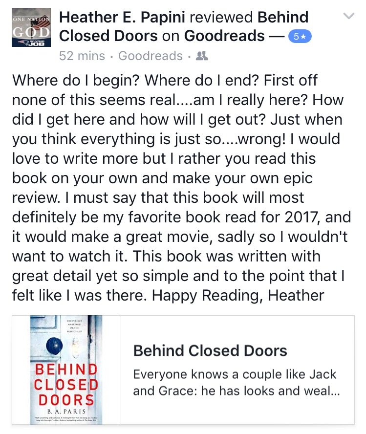 Behind Closed Doors by B. A. Paris (2016, CD, Unabridged) 7 CD Behind Closed Doors by B. A. Paris (2016, CD, Unabridged) 7 CD