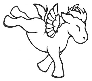 Princess On Unicorn Coloring Page – Colorings.net