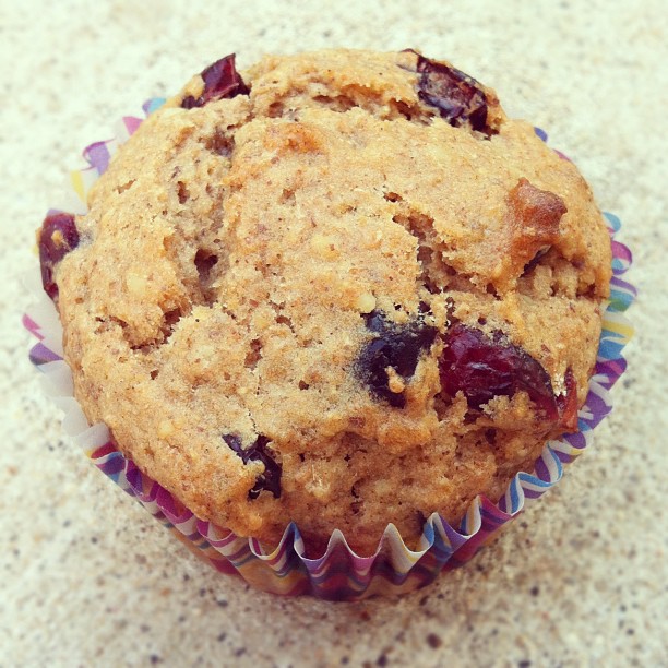 Vegan D'Lites Cranberry Walnut Applesauce Muffins