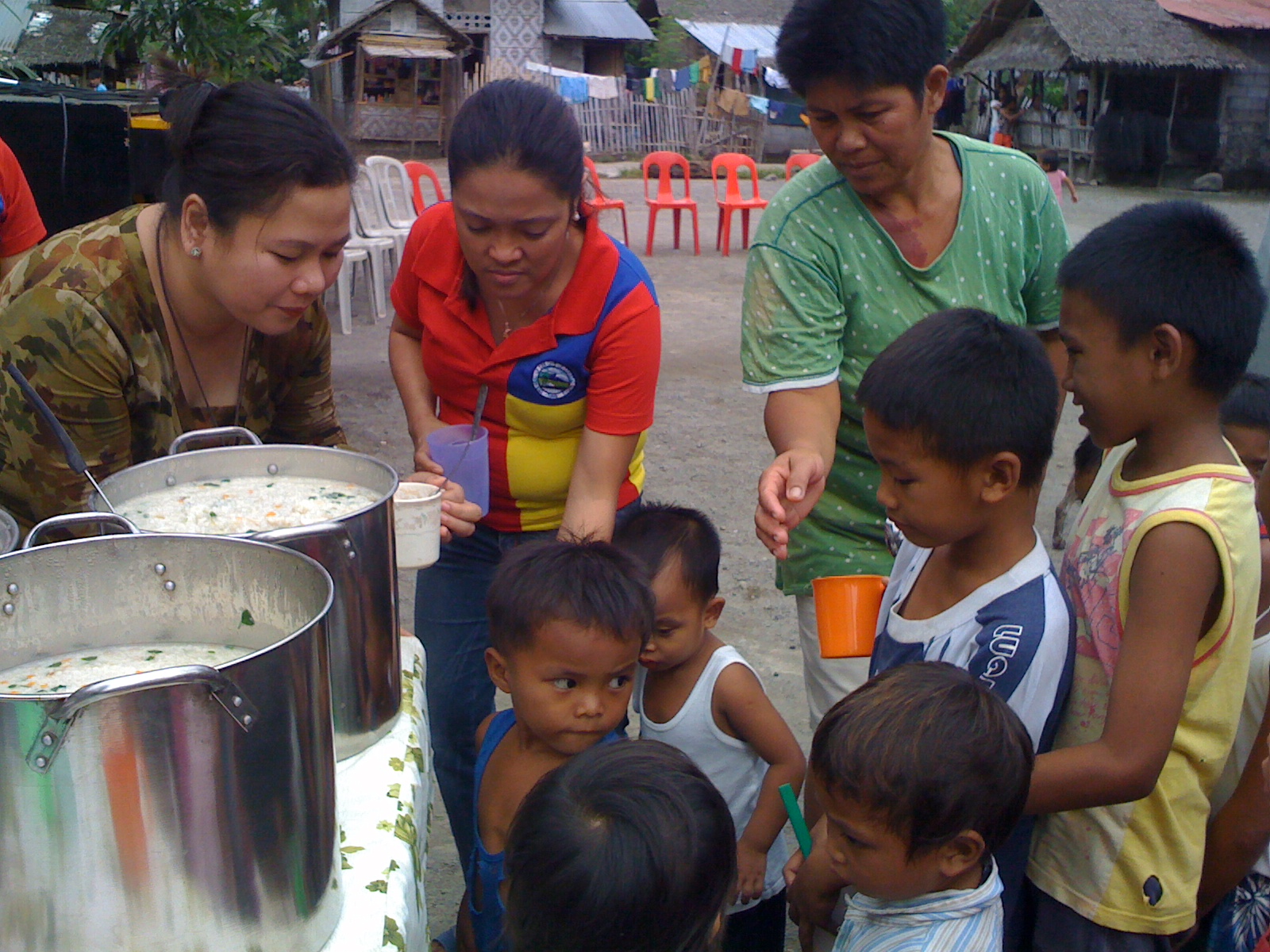 Feeding program in barangay essay image