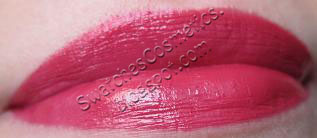  Swatches Cosmetics Свотчи Косметики Губная помада для губ Lipstick Helena Rubinstein №010 Intrigue