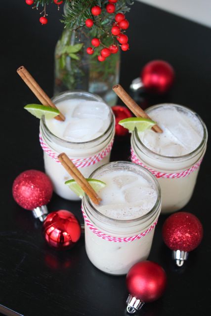 christmas coquito cocktail