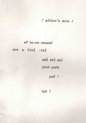 Umwelt, editor's note. Umwelt, editor's note.