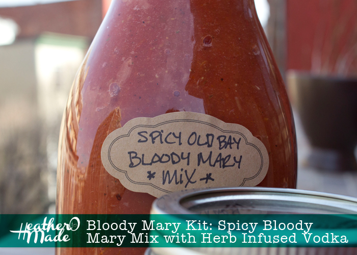 Heather O Made Homemade Gift Bloody Mary Kit with Spicy Bloody Mary