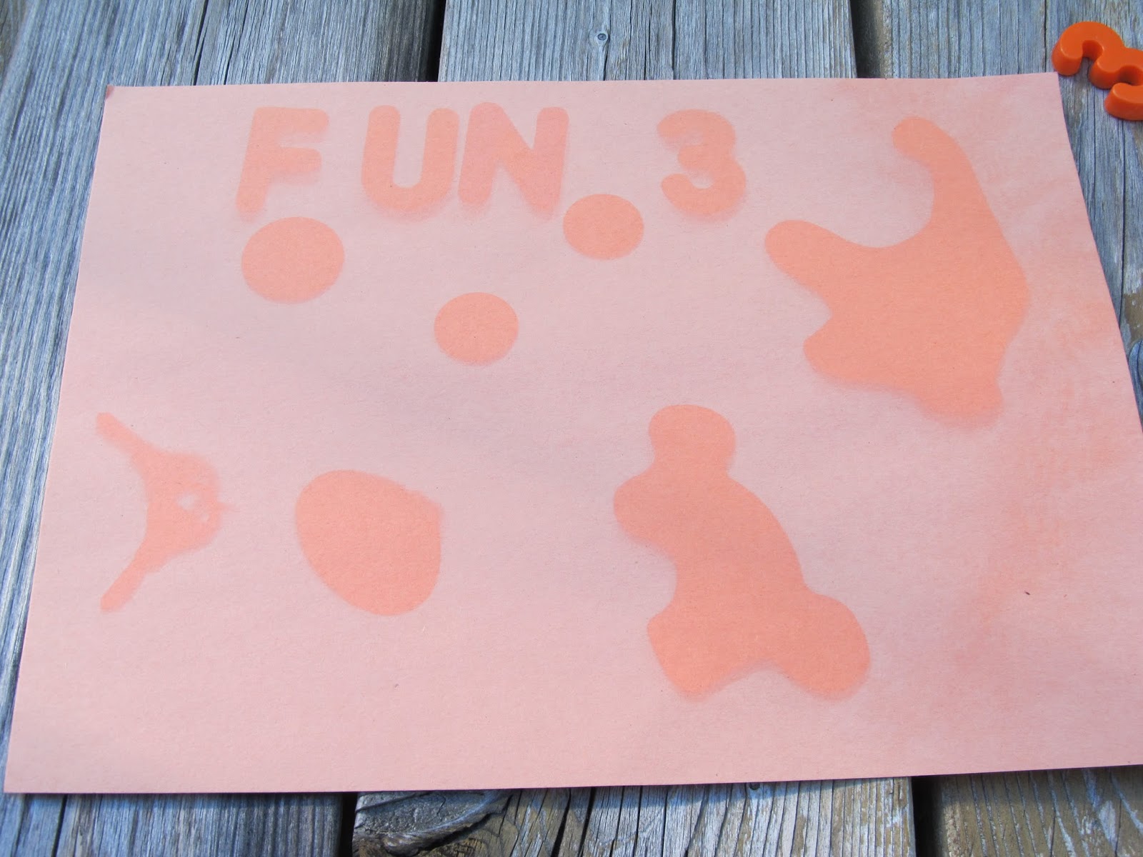 Kitchen Floor Crafts Sun Prints Two Ways