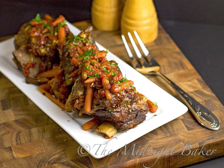 The Midnight Baker Slow Cooker Braised Short Ribs