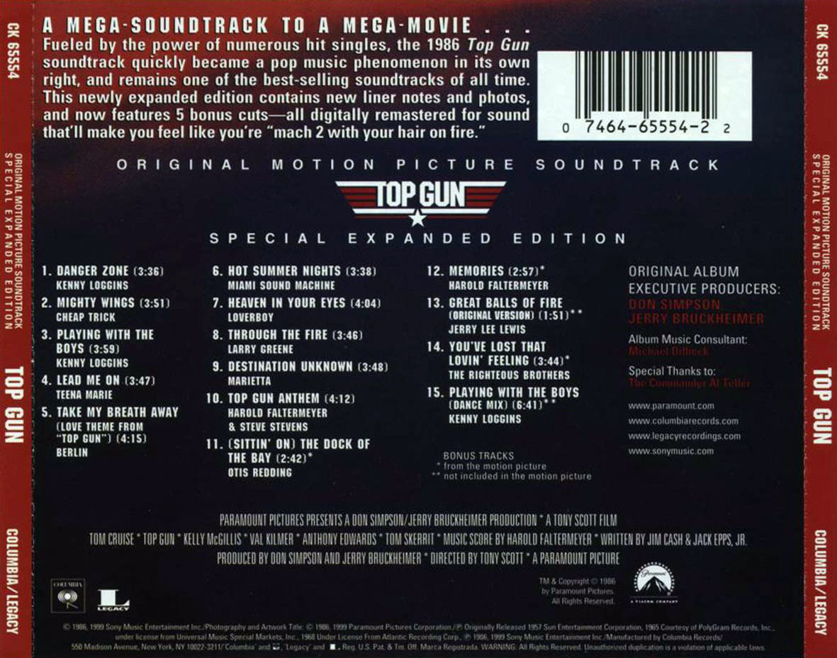 Swingville Top Gun Soundtrack (1986)