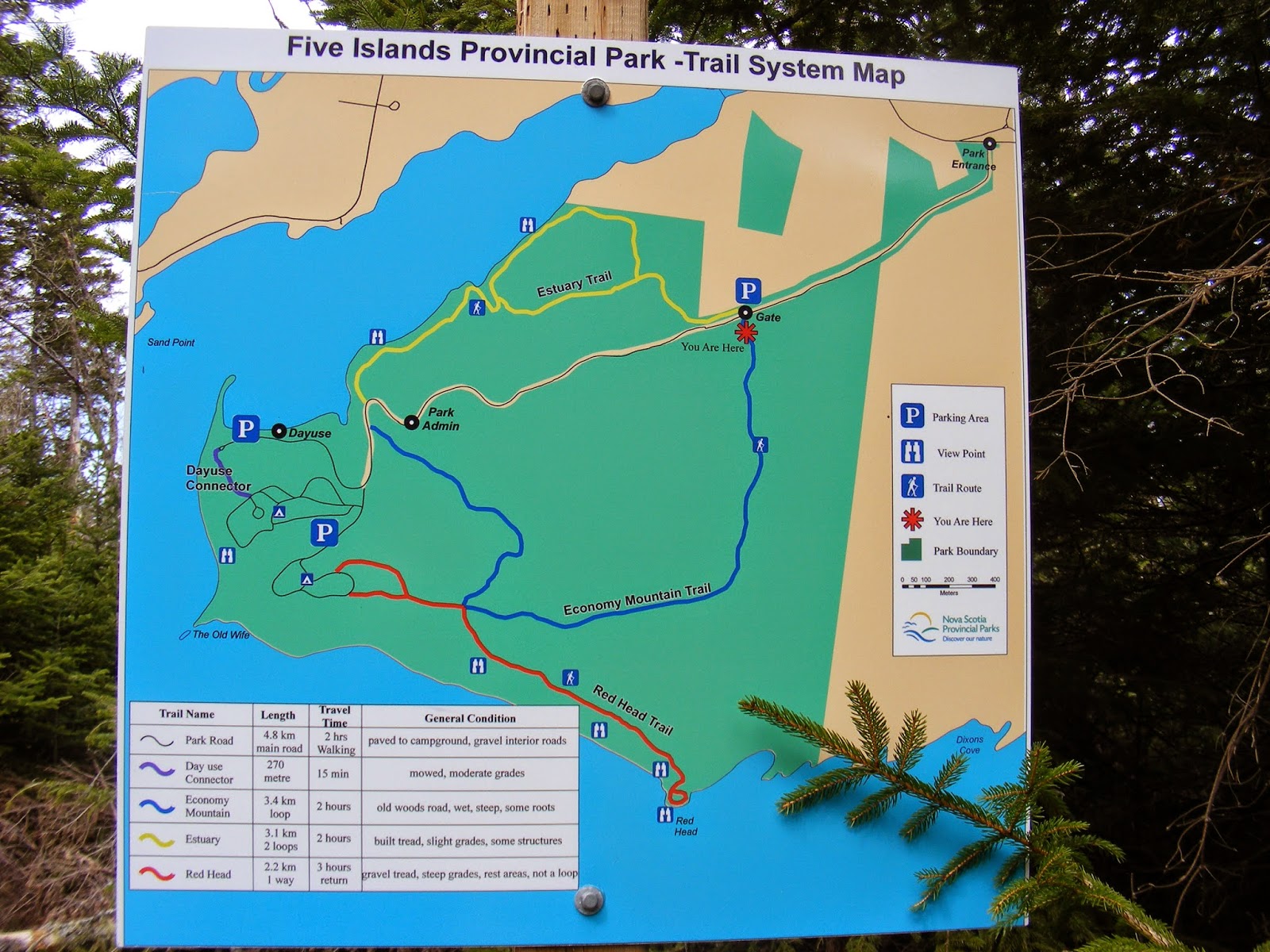 MARITIME OUTDOOR FAMILY OffSeason Hiking in Five Islands Provincial