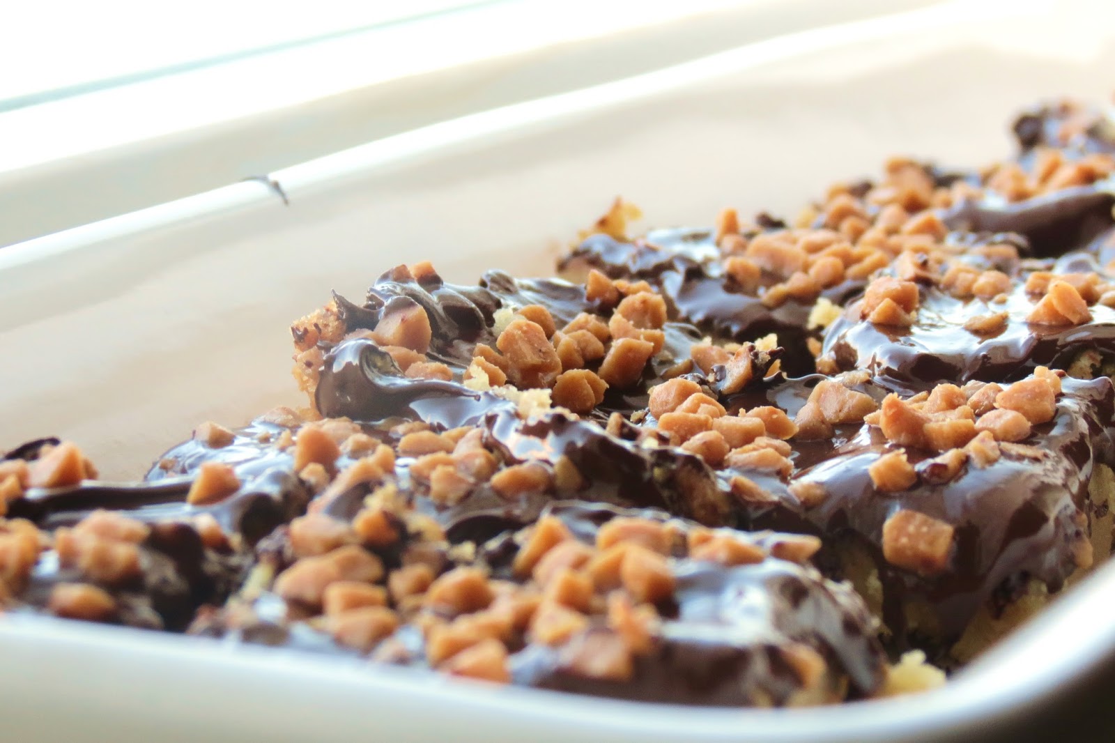 Be Still Thursday Treats Toffee Bars {Betty Crocker}