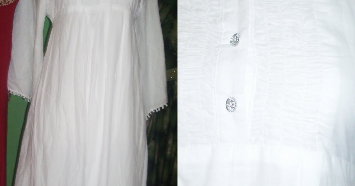 gamis putih pengantin busuifriendly