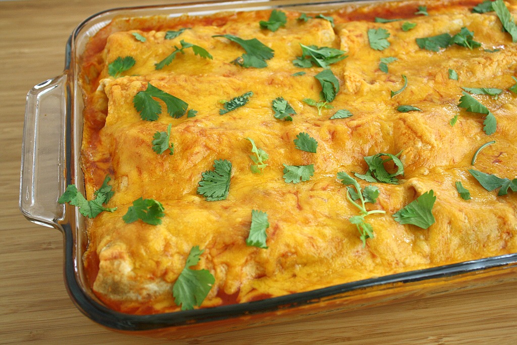 The Garden Grazer Lentil Enchiladas