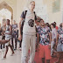 Samuel Eto’o Meets World’s Tallest Man In Marrakech (Photo)