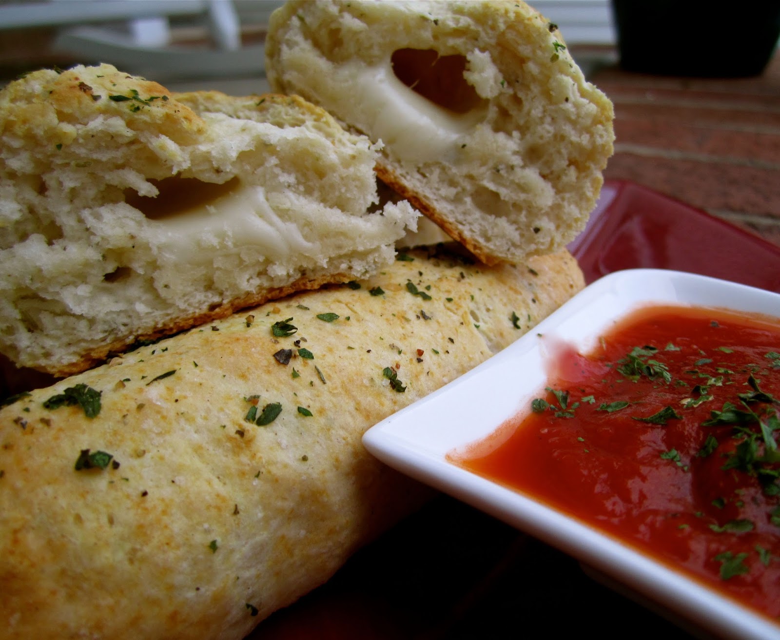 Stephanie Cooks Cheese Stuffed Breadsticks