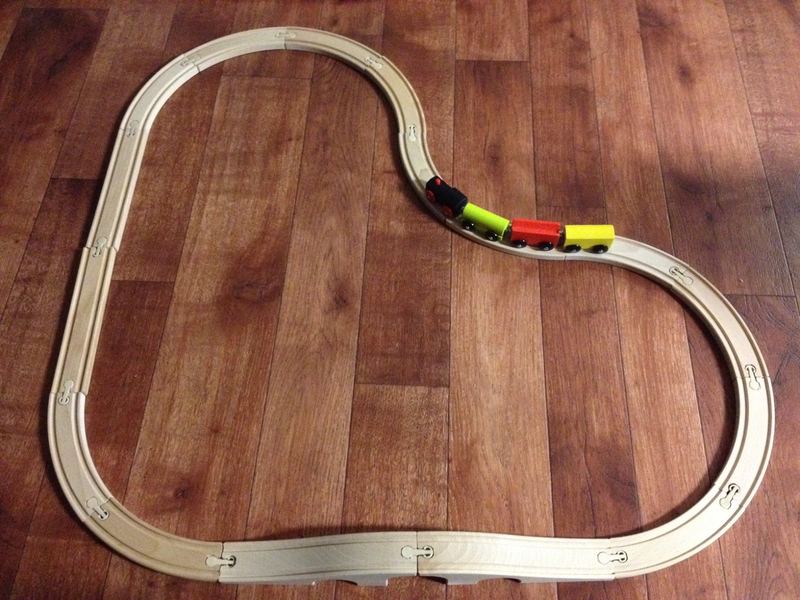 November 2012 Wooden Train Track Layouts