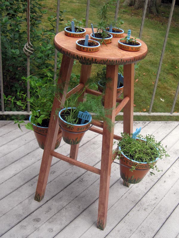 Herb planters outdoor, Herb planters, Garden containers