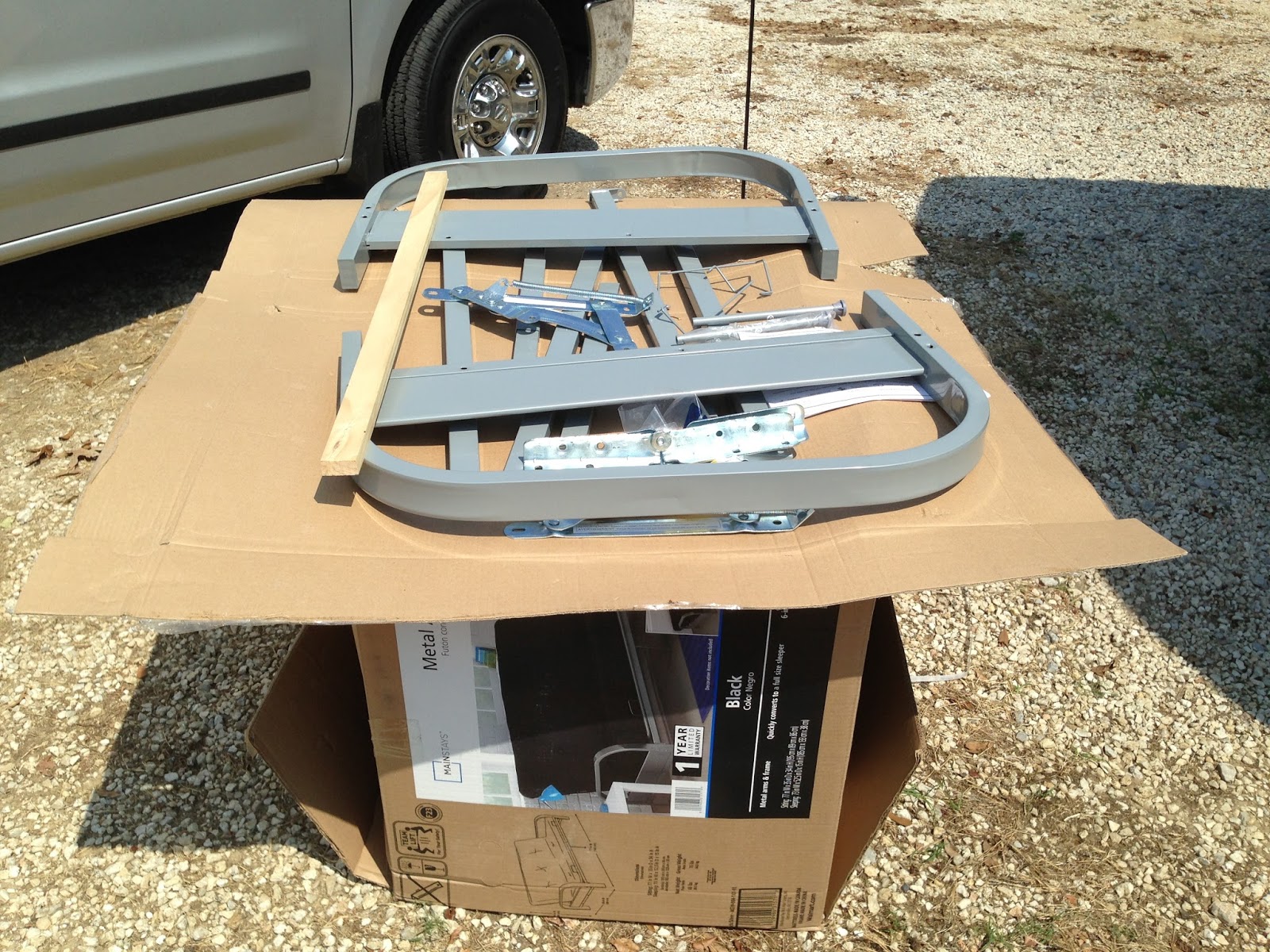 LivelyRV How To Install A Futon In A RV Bunkhouse