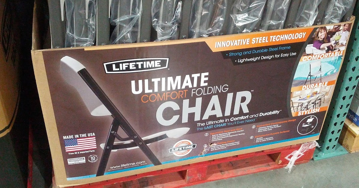 Lifetime Products Ultimate Comfort Folding Chair Model 80074