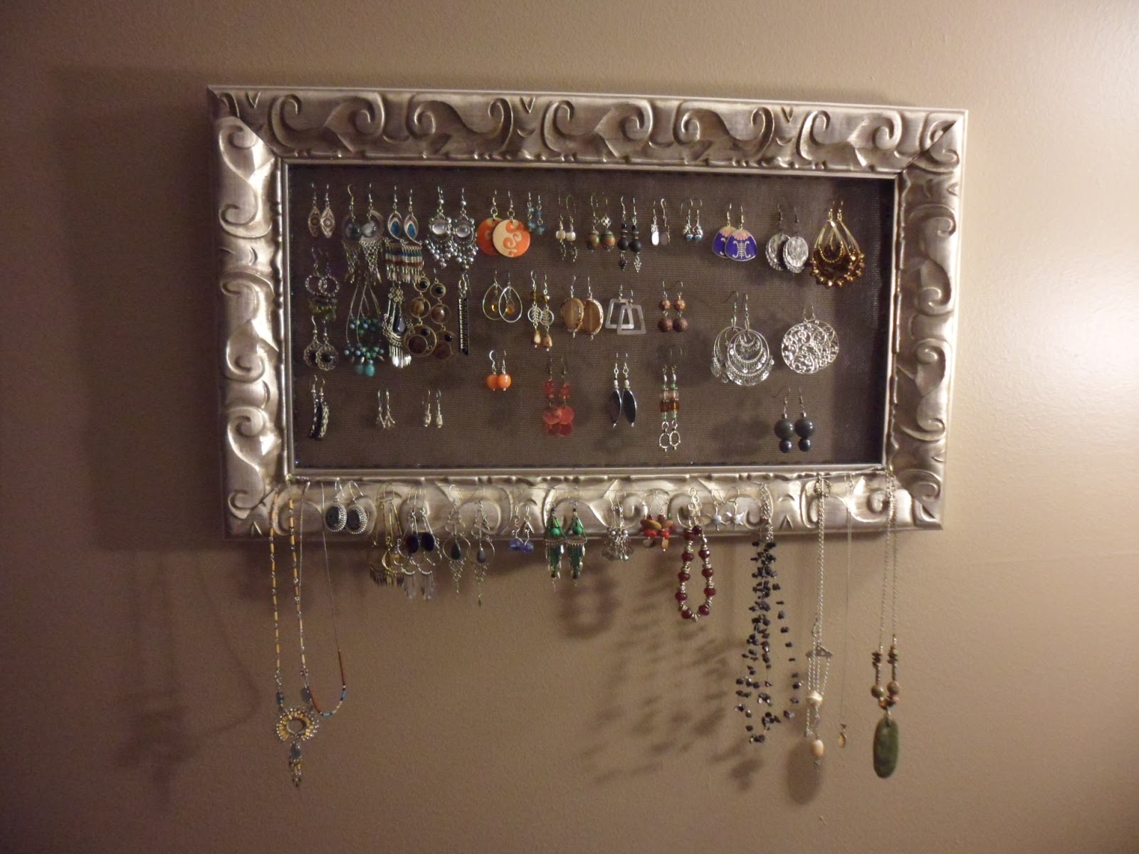 Inside the Studio How to Make a Hanging Jewelry Organizer