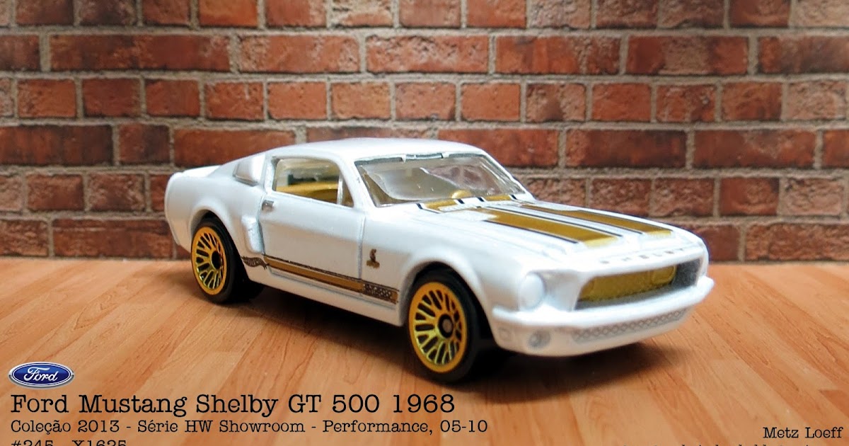 Garagem Hot Wheels Ford Mustang Shelby Gt500 1968