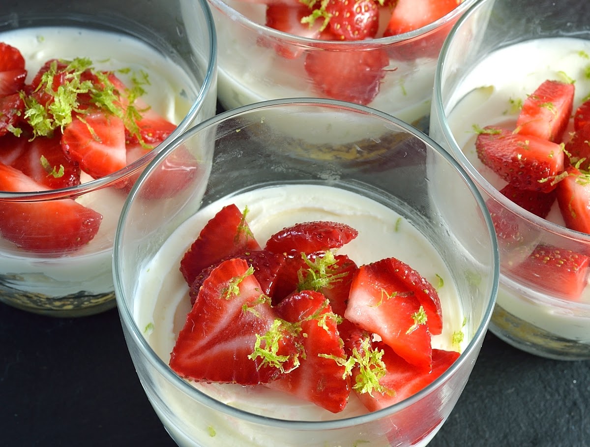 Strawberry and Lime Cheesecakes Utterly Scrummy Food For Families