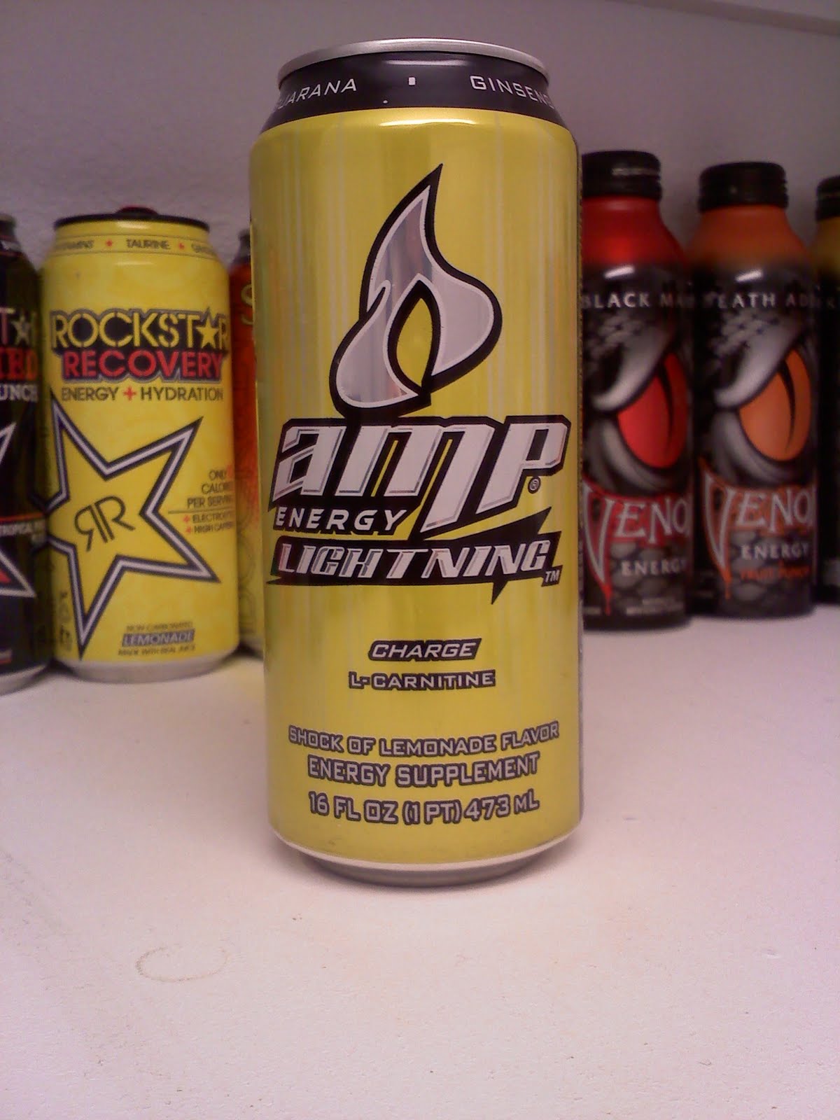 CAFFEINE! Review for Amp EnergyLightning