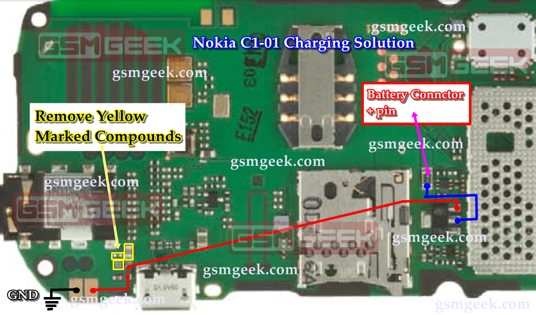 حل تعويض شحن نوكيا C1-01 Nokia+C1-01+charging+Solution