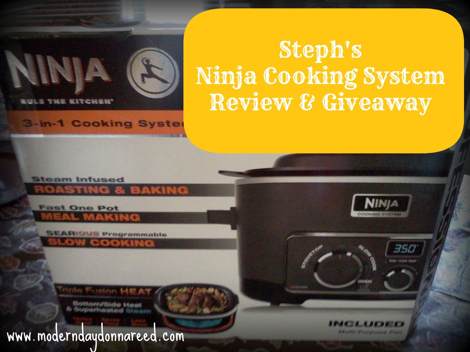 Ninja Cooking System {Review and Giveaway} Confessions of a StayAt