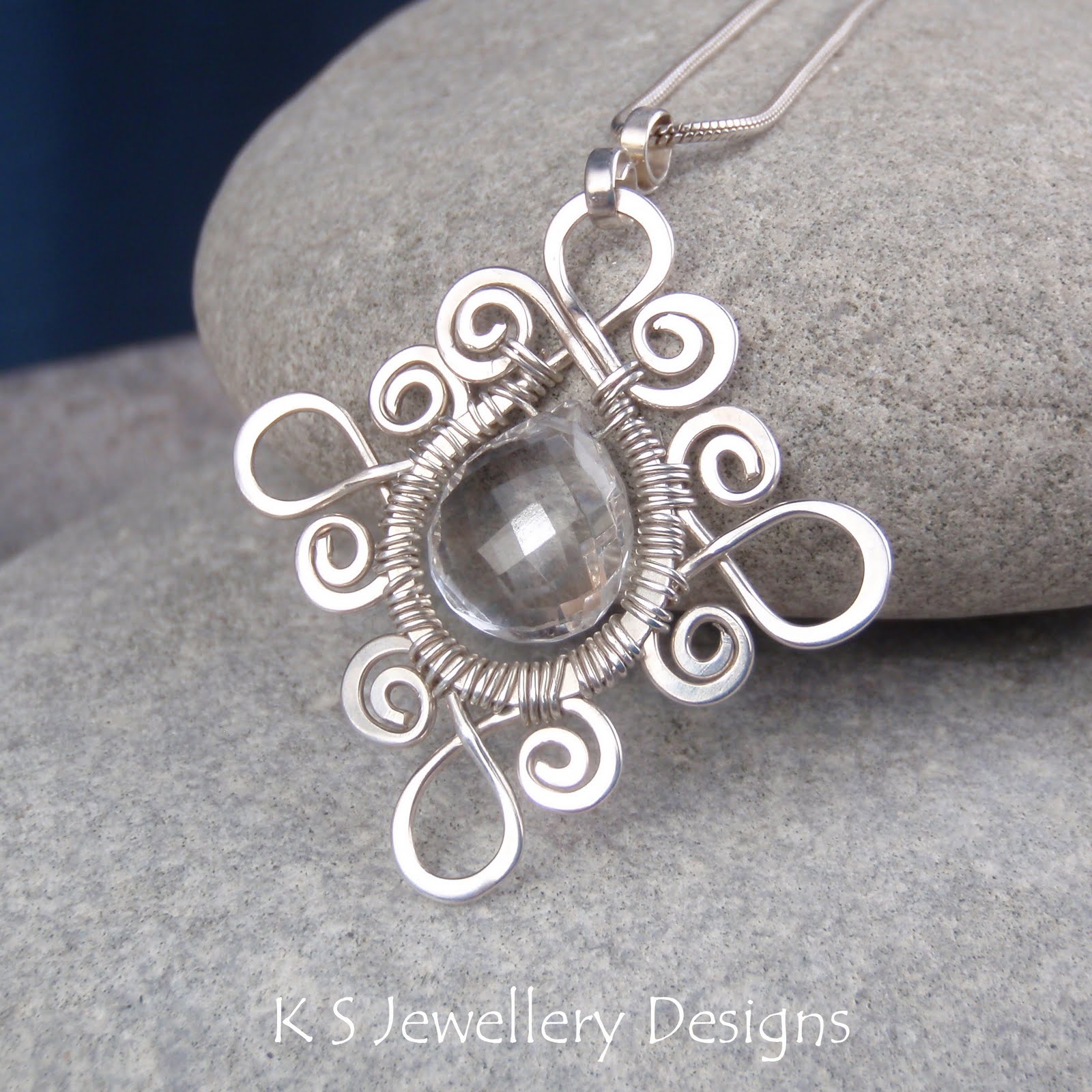 K S Jewellery Designs New wire jewelry tutorial Sprial Loop Frames