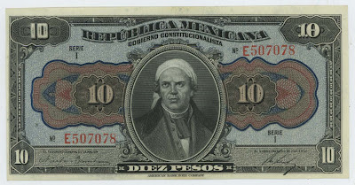 Mexico 10 Pesos banknote