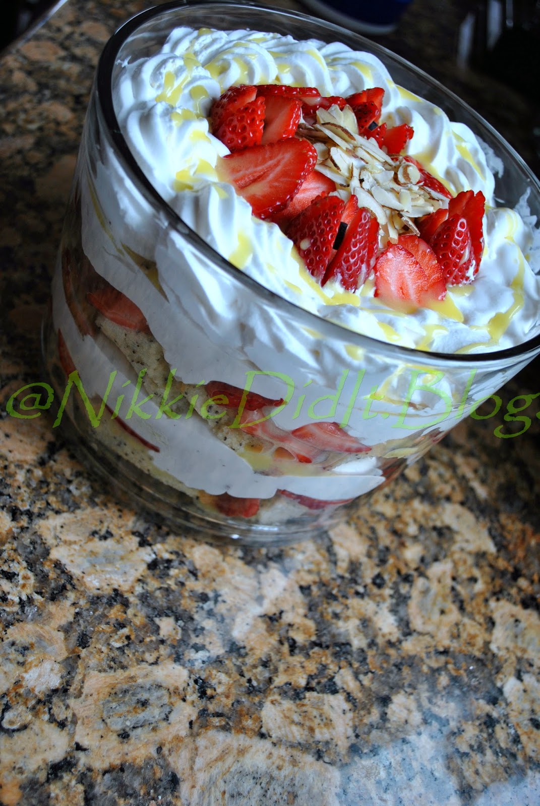 Nikkie Did It * Strawberry Lemon Poppy Trifle