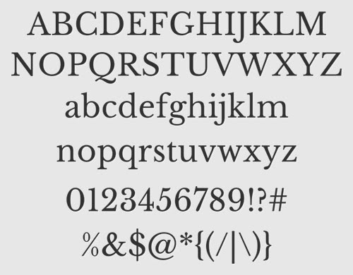 Libre Baskerville Libre Baskerville