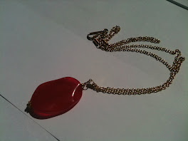 Red amethyst pendant
