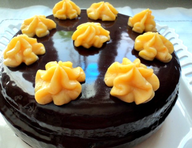 El Cumpleaños Del Mes, Cumpleaños De Papa Otro * Tarta De Chocolate Y Orange Curd