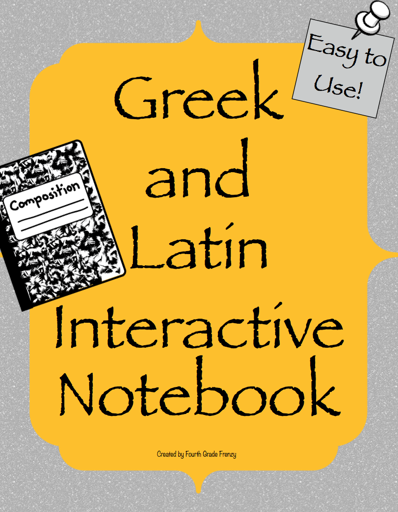 The Best of Teacher Entrepreneurs II Greek and Latin Interactive Notebook