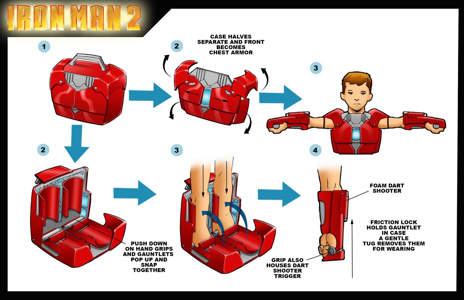 Tom McWeeney Illustrator/Designer Iron Man II Suitcase Roleplay