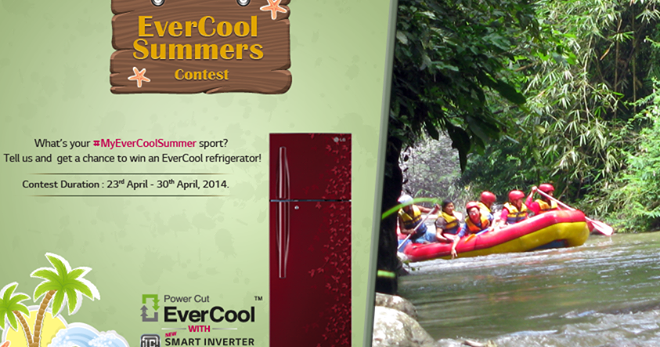 EverCool Summers Contest : Win An LG EverCool Refrigerator !!!