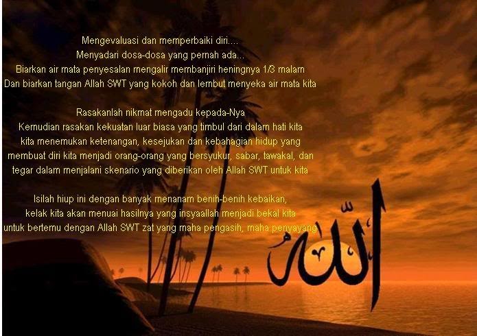 Kehidupan Dunia Sementara: Ujian Itu Tanda KasihNya...